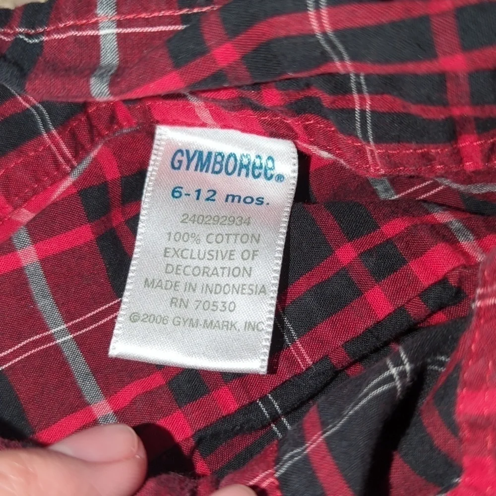 Gymboree red black